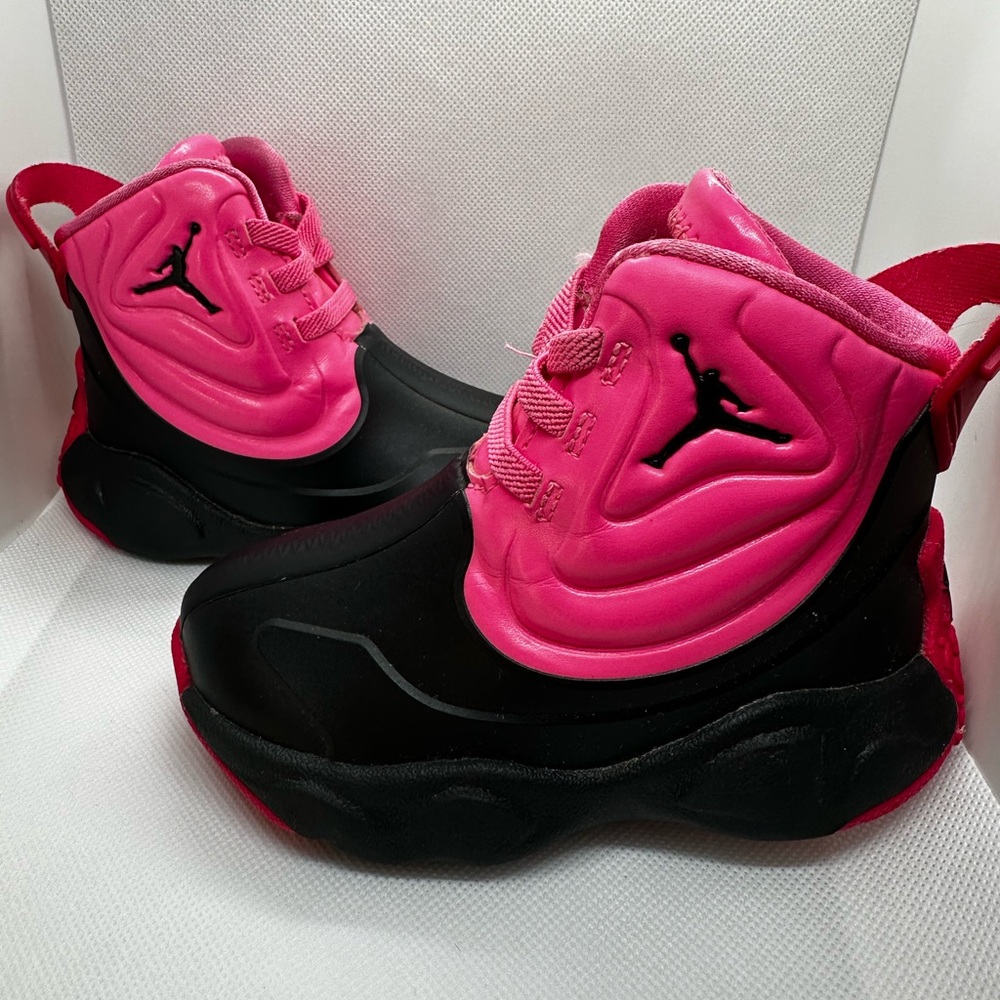 NIKE JORDAN DRIP 23 TD TODDLER BABY RAIN BOOTS CT5799-600 GIRLS. Size 6C